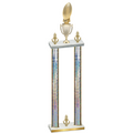 Double Silver Glacier Victory Football Trophy