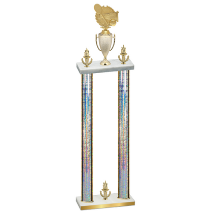 Double Silver Glacier Victory Tennis Trophy