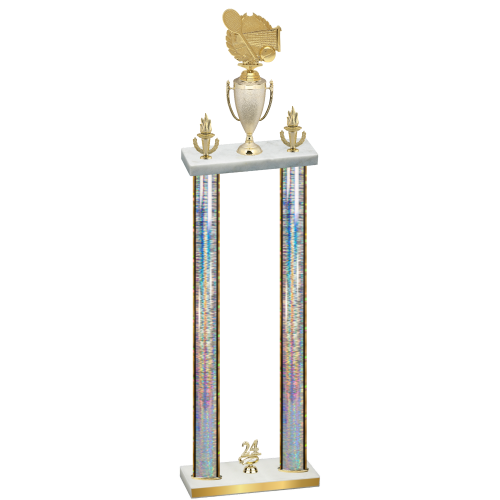 Double Silver Glacier Year Tennis Trophy
