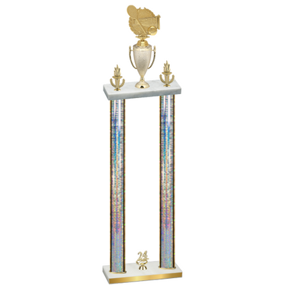 Double Silver Glacier Year Tennis Trophy