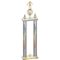 Double Silver Glacier First Place Wrestling Trophy