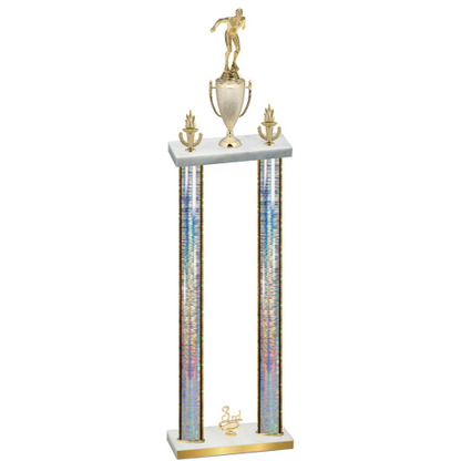 Double Silver Glacier Third Place Swimming Trophy