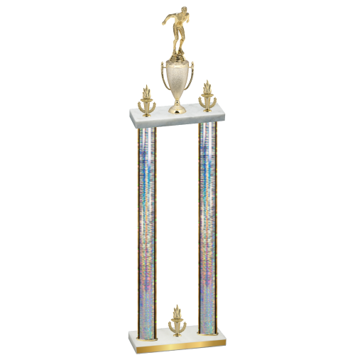 Double Silver Glacier Victory Swimming Trophy