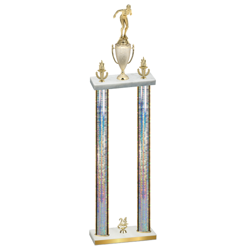Double Silver Glacier Year Tennis Trophy
