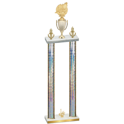 Double Silver Glacier First Place Swimming Trophy