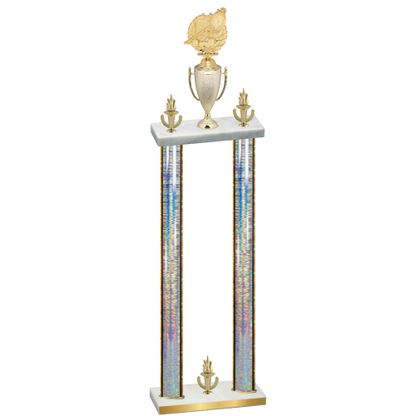Double Silver Glacier Victory Swimming Trophy