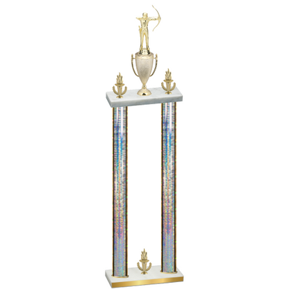 Double Silver Glacier Victory Archery Trophy