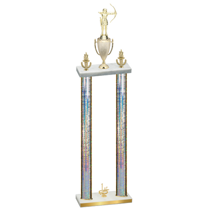 Double Silver Glacier First Place Archery Trophy