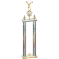 Double Silver Glacier First Place Weights Trophy