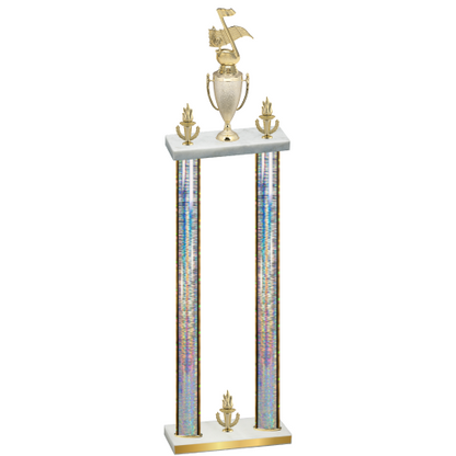 Double Silver Glacier Victory Music Trophy