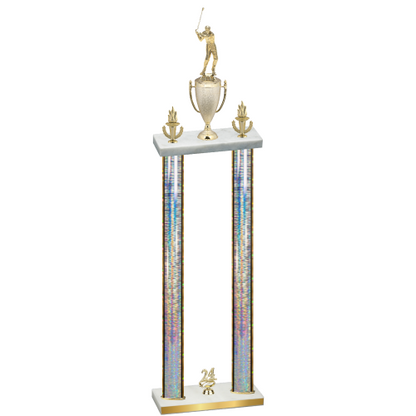 Double Silver Glacier Year Golf Trophy