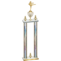 Double Silver Glacier Victory Karate Trophy