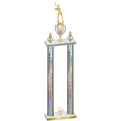 Double Silver Glacier Second Place Softball Trophy