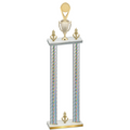 Double Silver Carbon Fiber Victory Insert Trophy