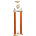 Double Orange Carbon Fiber Victory Cars Trophy