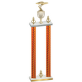 Double Orange Carbon Fiber Victory Cars Trophy