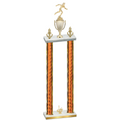 Double Orange Glacier First Place Running Trophy