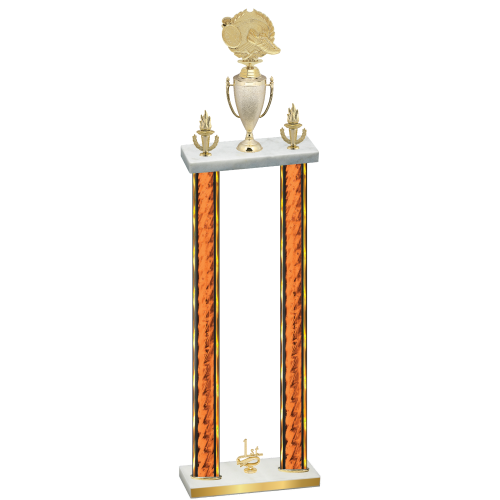 Double Orange Glacier First Place Running Trophy