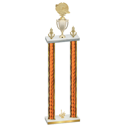 Double Orange Glacier First Place Running Trophy