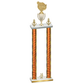 Double Orange Glacier Year Tennis Trophy