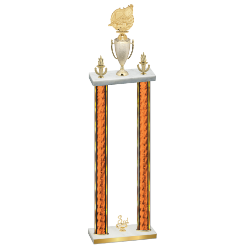 Double Orange Glacier Third Place Swimming Trophy