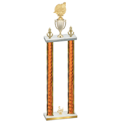 Double Orange Glacier Third Place Swimming Trophy
