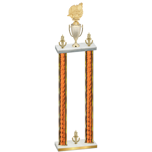 Double Orange Glacier Victory Swimming Trophy