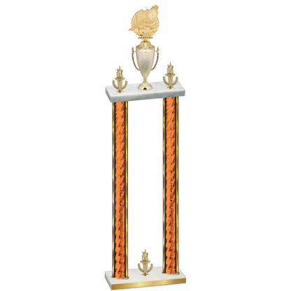 Double Orange Glacier Victory Swimming Trophy