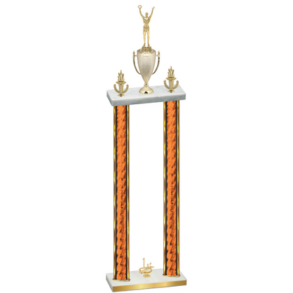 Double Orange Glacier First Place Victory Trophy