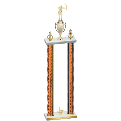 Double Orange Glacier First Place Archery Trophy