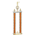 Double Orange Glacier Fourth Place Archery Trophy