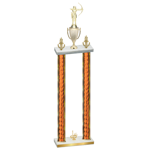 Double Orange Glacier First Place Archery Trophy