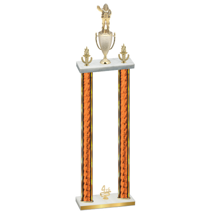 Double Orange Glacier Fourth Place Holiday Trophy