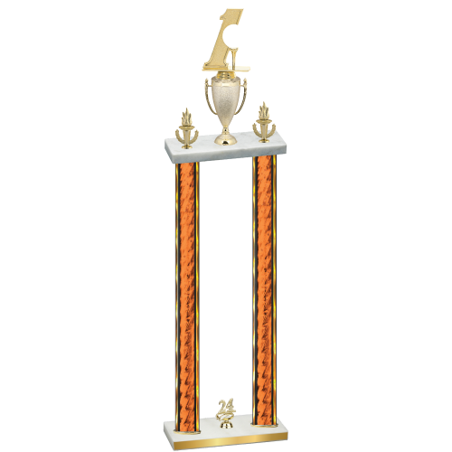 Double Orange Glacier Year Golf Trophy