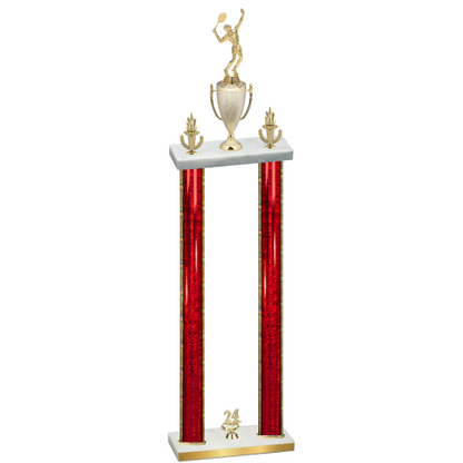 Double Red Glacier Year Tennis Trophy