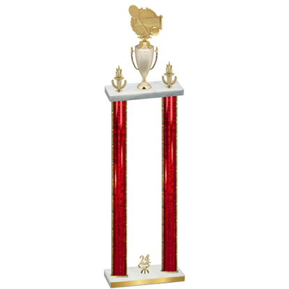 Double Red Glacier Year Tennis Trophy