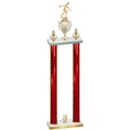 Double Red Glacier Year Bowling Trophy