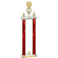 Double Red Glacier Year Bowling Trophy