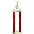 Double Red Glacier First Place Volleyball Trophy