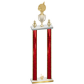 Double Red Glacier First Place Volleyball Trophy