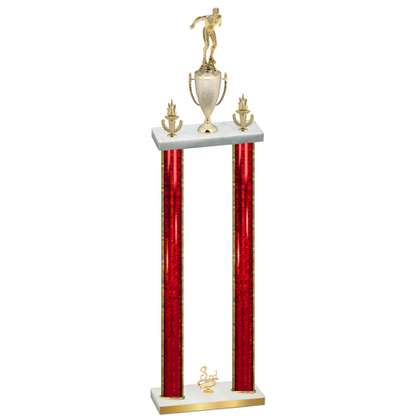 Double Red Glacier Third Place Swimming Trophy