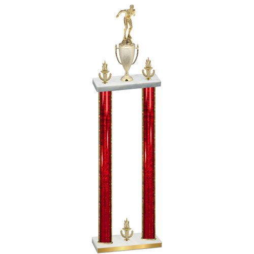 Double Red Glacier Victory Swimming Trophy