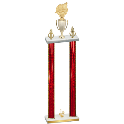 Double Red Glacier First Place Swimming Trophy