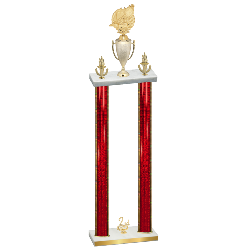 Double Red Glacier Second Place Swimming Trophy