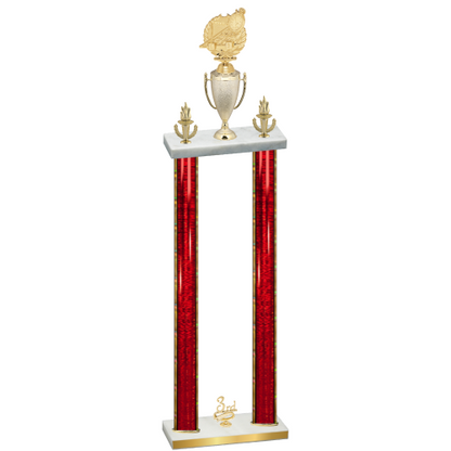 Double Red Glacier Third Place Swimming Trophy