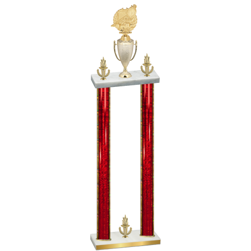 Double Red Glacier Victory Swimming Trophy