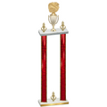 Double Red Glacier Victory Cheerleading Trophy