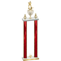 Double Red Glacier First Place Hockey Trophy