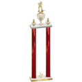 Double Red Glacier Fourth Place Hockey Trophy