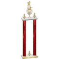 Double Red Glacier Victory Hockey Trophy